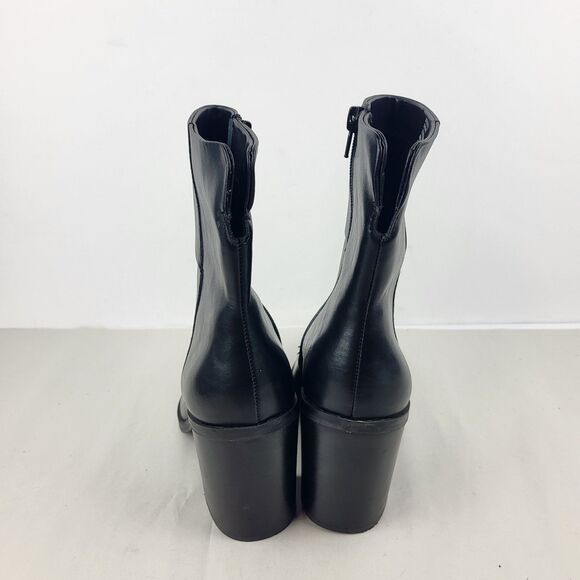 Steve Madden SILVEE Boot Bootie Pointed Toe Black - Picture 9 of 15